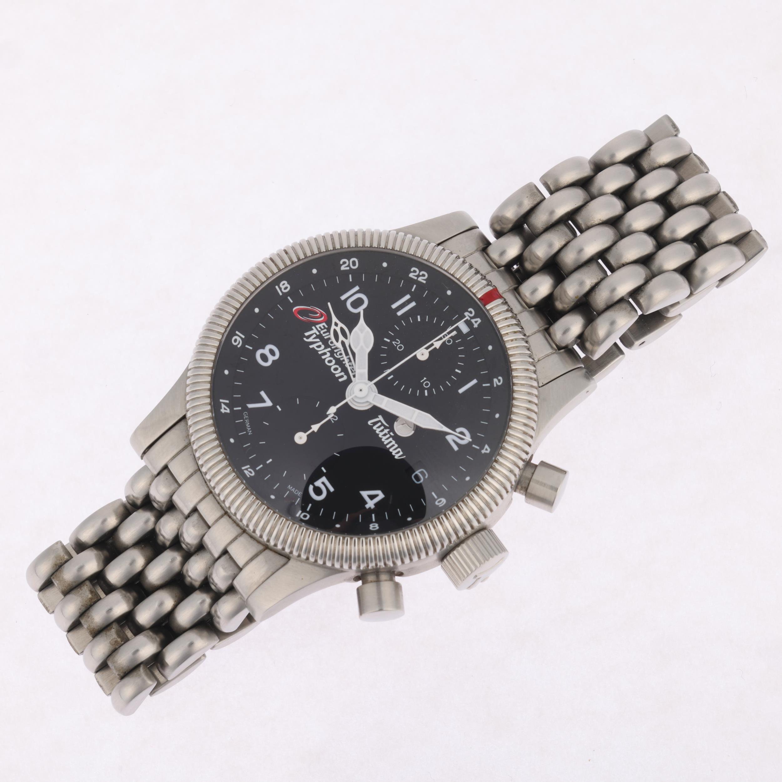 TUTIMA - a limited edition stainless steel F2 UTC Eurofighter Typhoon Flieger automatic - Image 2 of 5