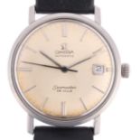 OMEGA - a Vintage stainless steel Seamaster De Ville automatic calendar wristwatch, ref. 166.0020,