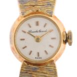 BUECHE GIROD - a lady's Vintage 18ct three-colour gold mechanical cocktail wristwatch, circa