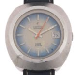 CERTINA - a Vintage stainless steel DS 288 automatic calendar wristwatch, circa 1970s, ombre blue