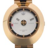 ZODIAC - a Vintage gold plated stainless steel Astrographic SST "Mystery Dial" automatic calendar