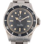 ROLEX - a stainless steel Submariner Oyster Perpetual 'Metres First' automatic bracelet watch,