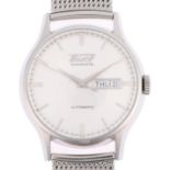 TISSOT - a stainless steel Heritage Visodate automatic day/date bracelet watch, ref. T019.430, circa