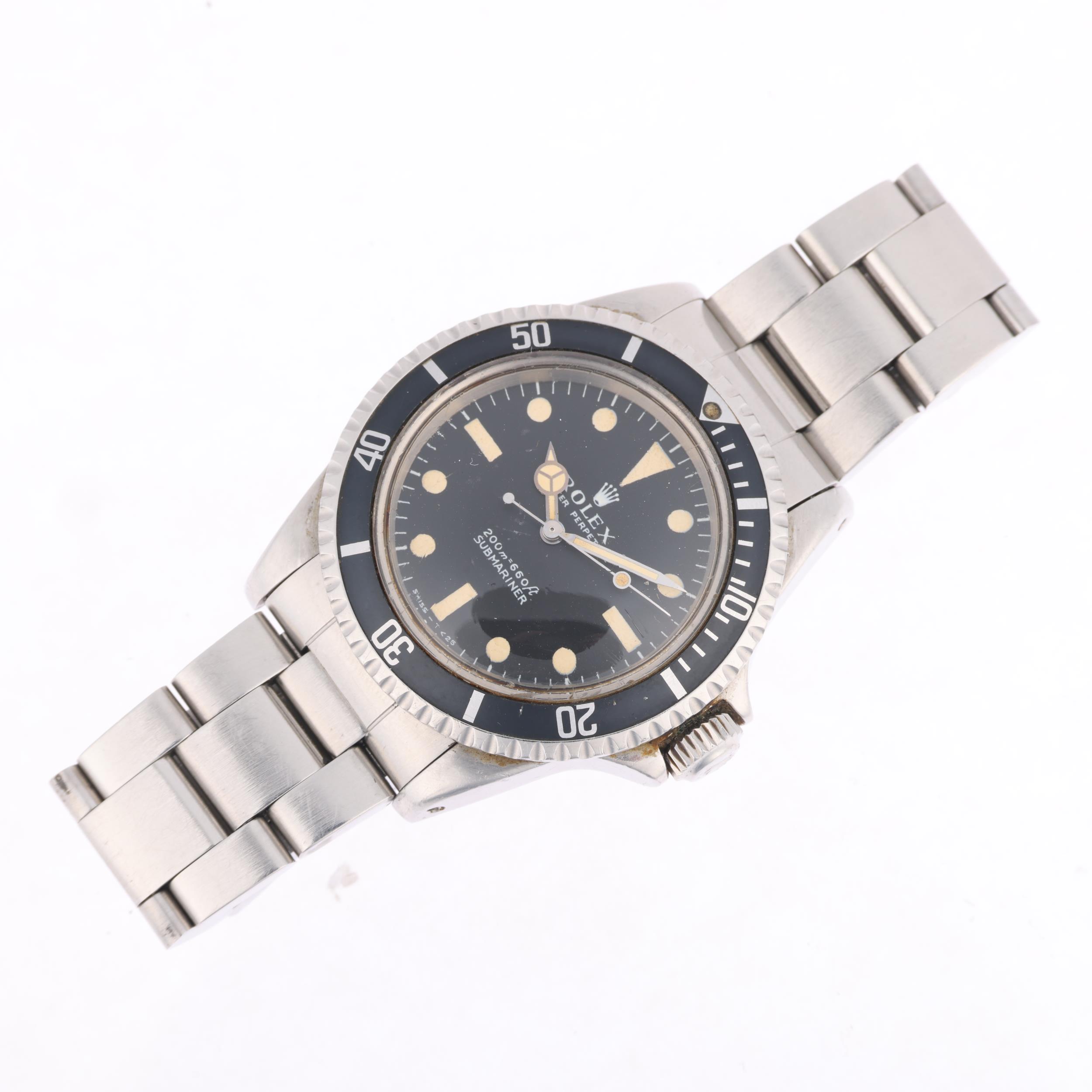 ROLEX - a stainless steel Submariner Oyster Perpetual 'Metres First' automatic bracelet watch, - Image 2 of 5