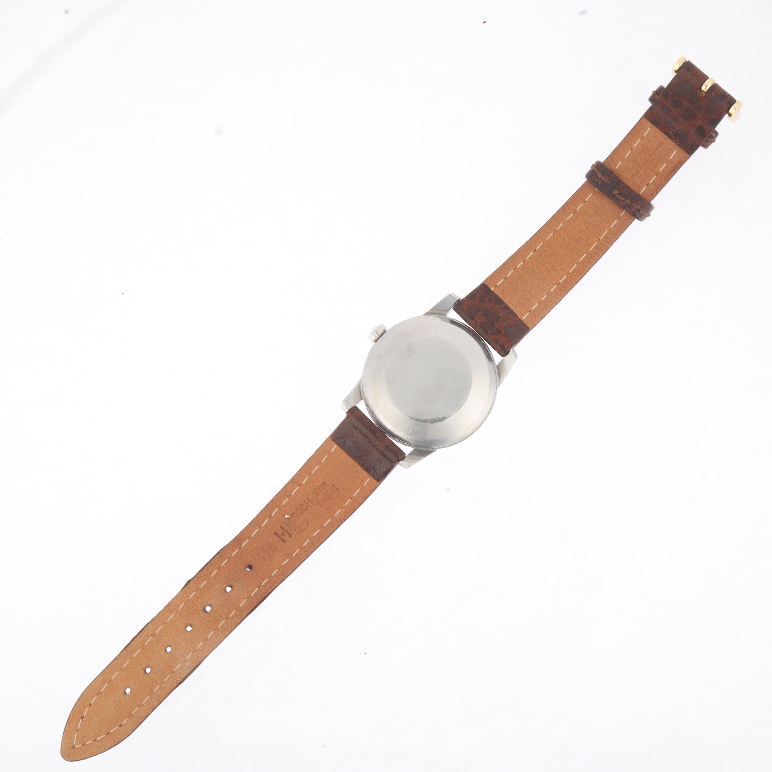 OMEGA - a Vintage stainless steel Seamaster automatic wristwatch, ref. 2846, circa 1956, silvered - Bild 3 aus 5