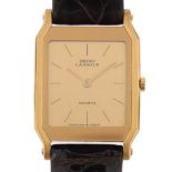 SEIKO - a lady's gold plated stainless steel Lassale quartz wristwatch, ref. 1230-5289, champagne