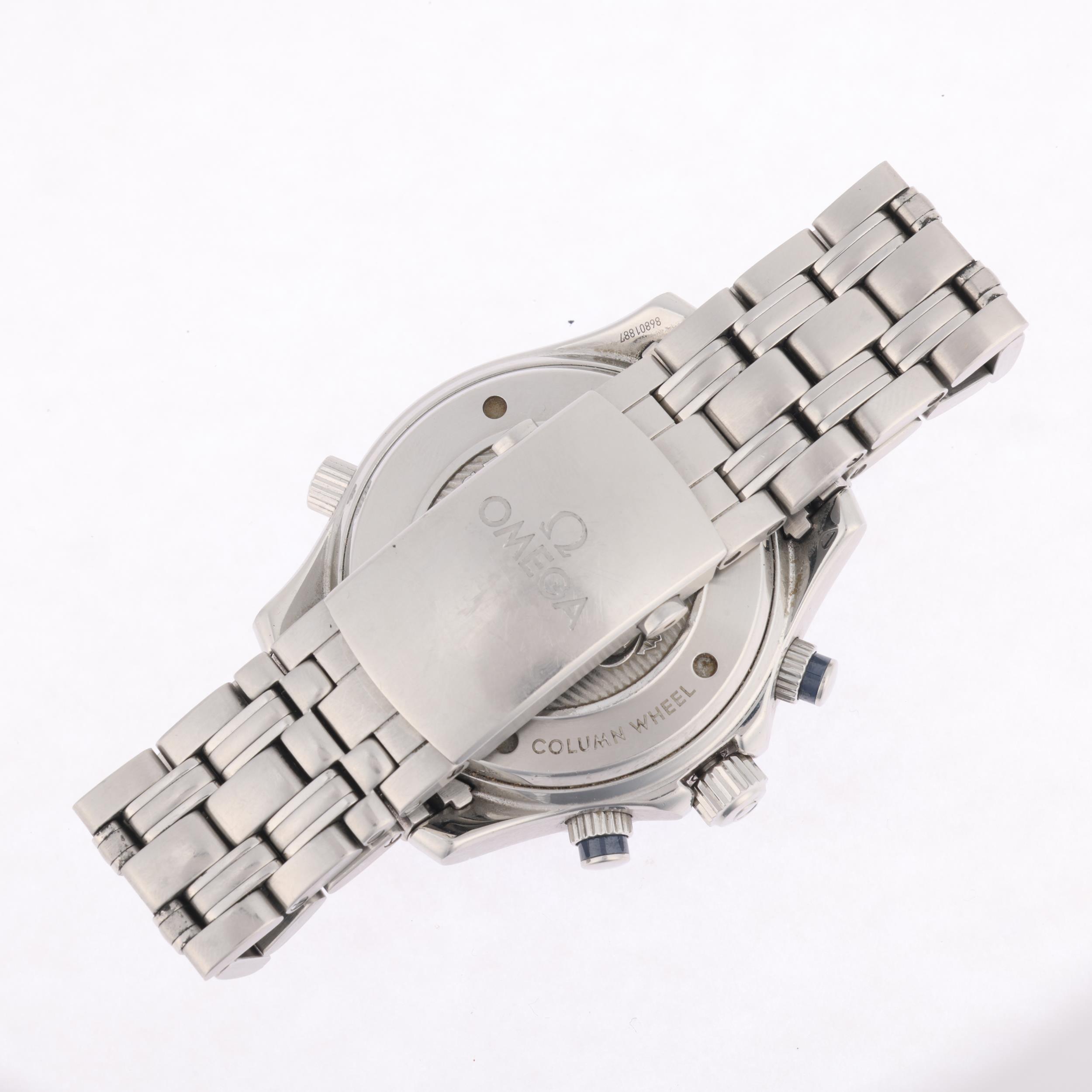 OMEGA - a stainless steel Seamaster Professional Co-Axial Chronometer automatic chronograph bracelet - Image 3 of 5