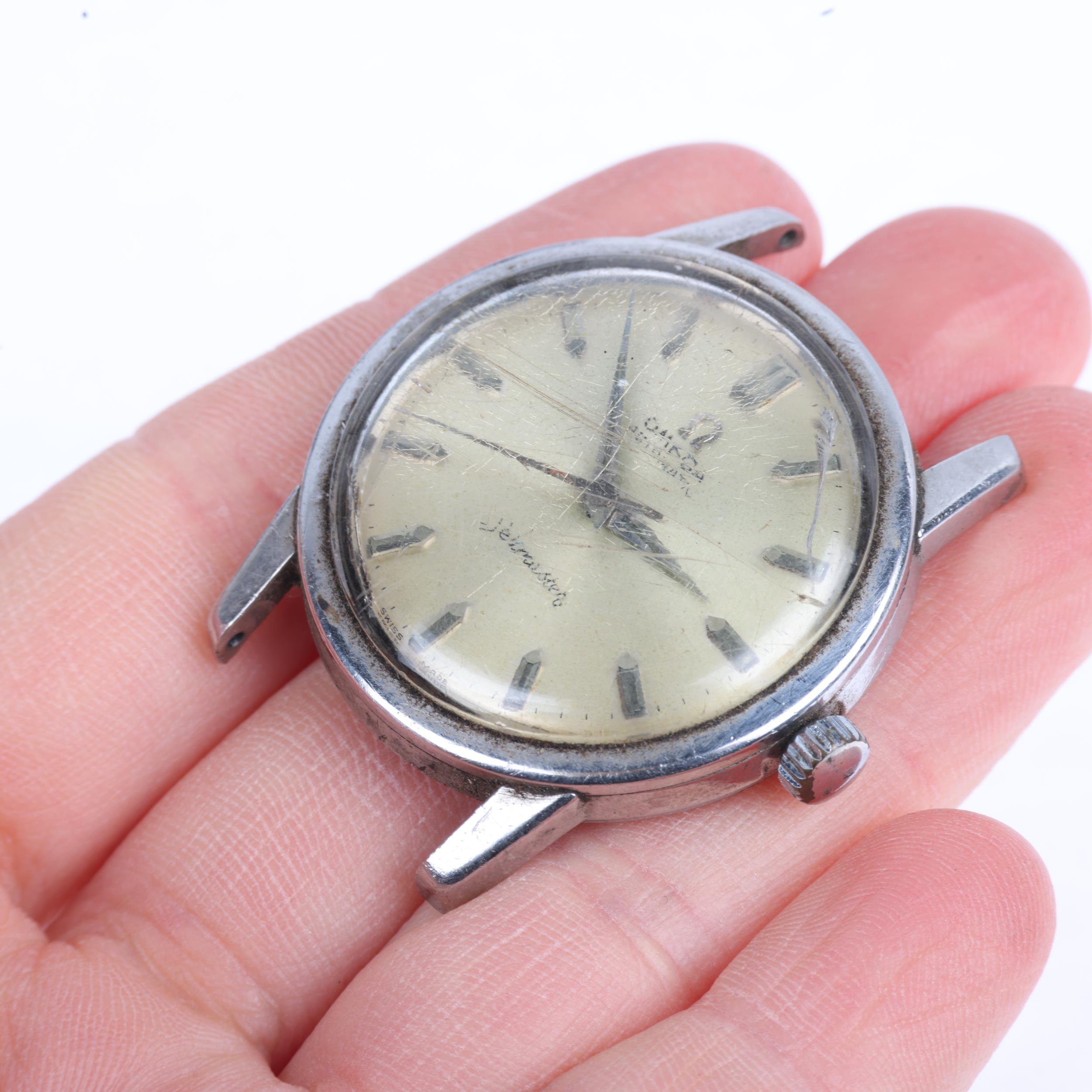 OMEGA - a stainless steel Seamaster automatic wristwatch head, ref. 14762 61 SC, circa 1960, - Image 5 of 5