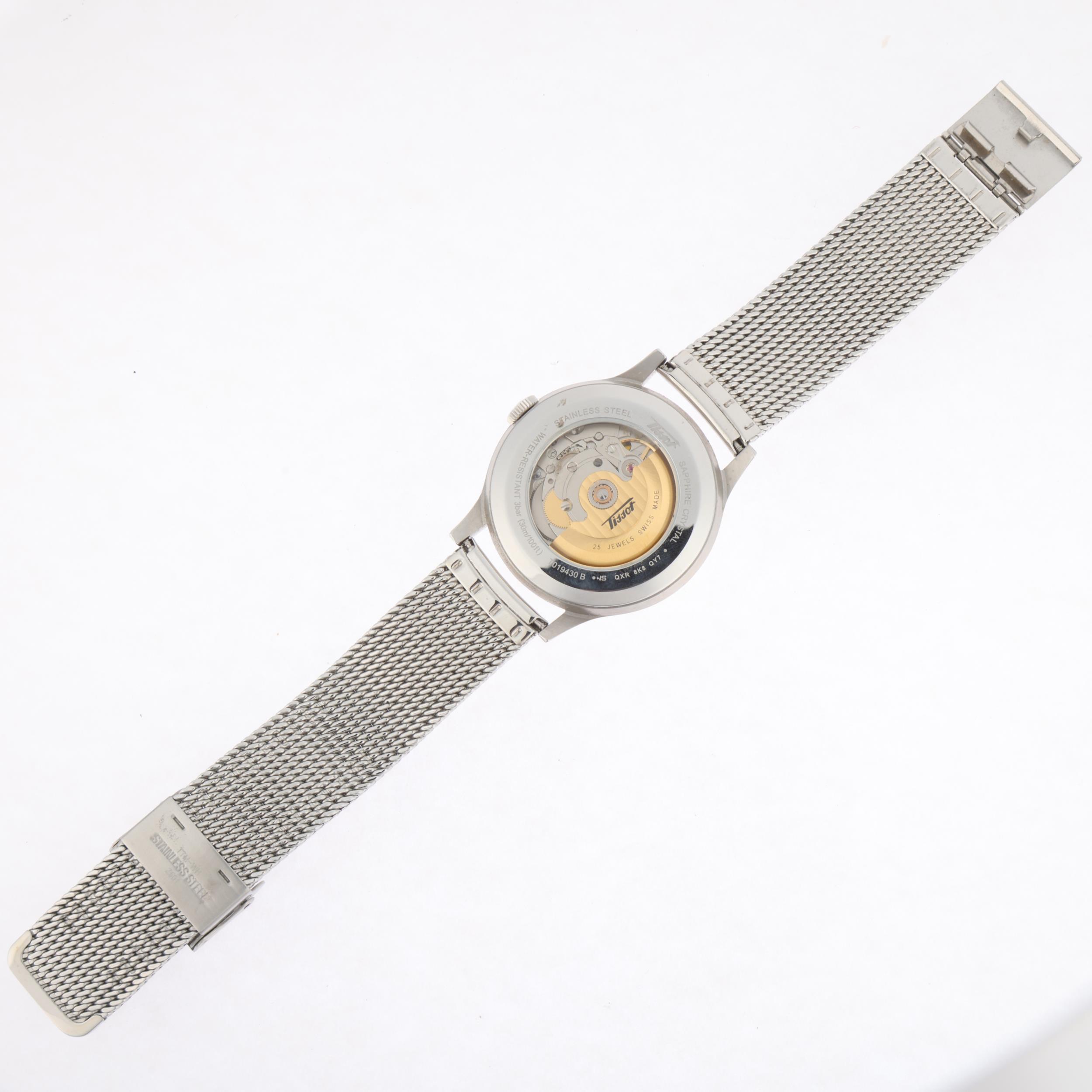 TISSOT - a stainless steel Heritage Visodate automatic day/date bracelet watch, ref. T019.430, circa - Bild 4 aus 5