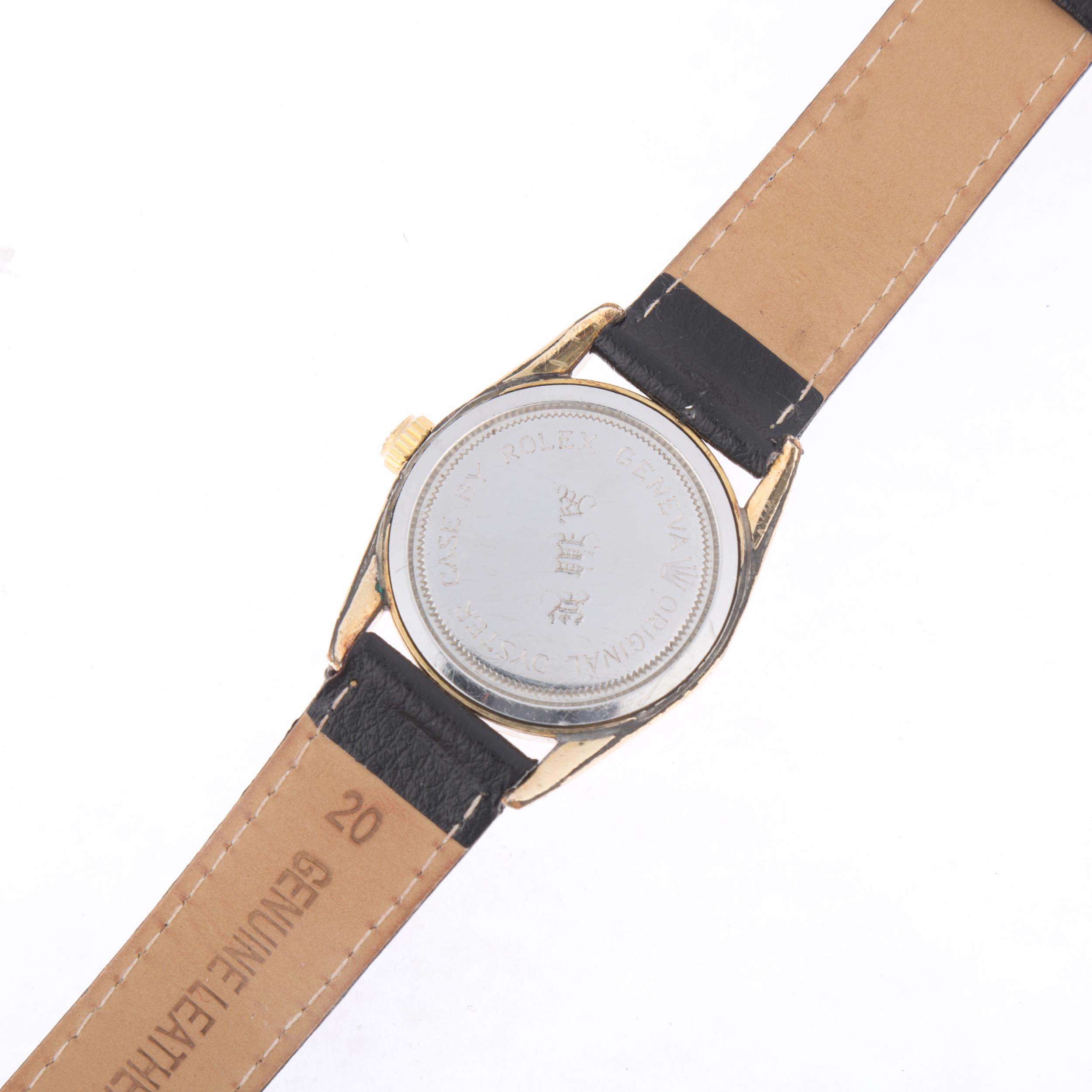TUDOR - a Vintage gold plated stainless steel Oysterdate mechanical wristwatch, ref. 7974, circa - Bild 4 aus 5