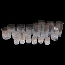 6 Zweisel tumblers, 14.5cm, 6 matching Whisky glasses, and 6 matching Liqueurs