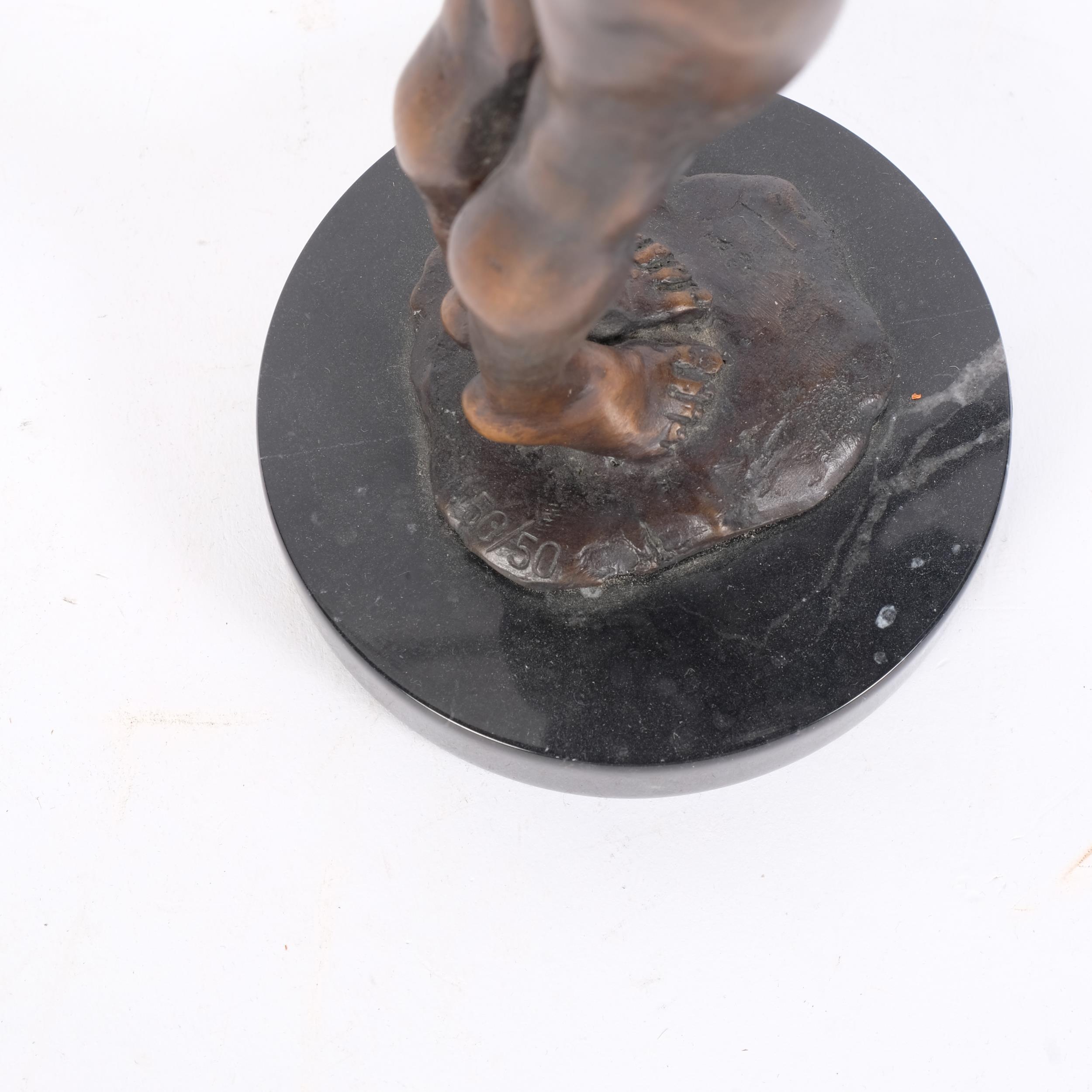 Ron Cameron, limited edition bronze figure, "The Diver", 50/50, H26cm - Image 2 of 2