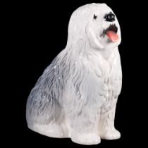 A Beswick fireside Old English Sheepdog ceramic figurine, marked to base, ref. 2232, H29cm