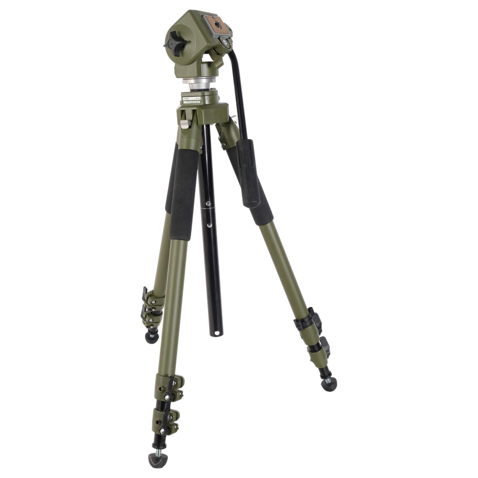 MANFROTTO - a professional camera supports Italian-made tripod, model no 055NAT. complete with #