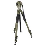 MANFROTTO - a professional camera supports Italian-made tripod, model no 055NAT. complete with #