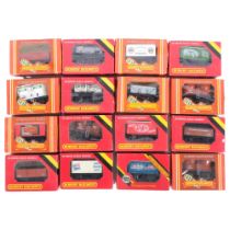 A quantity of Hornby Railways OO gauge scale models, various goods wagons and tankers, all in