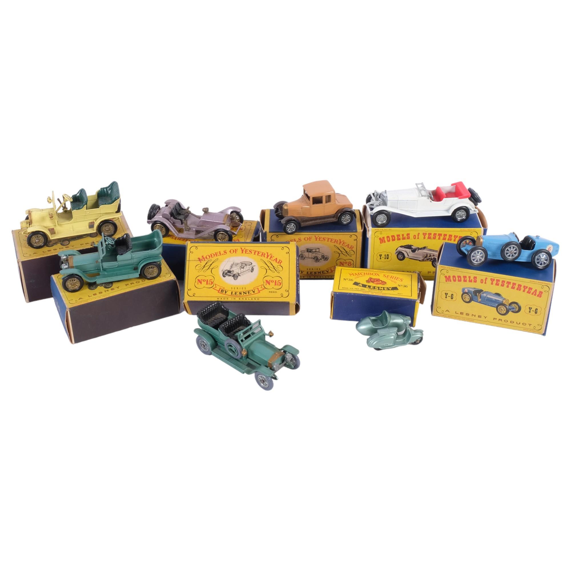 LESNEY - MODELS OF YESTERYEAR - a group of boxed Lesney diecast vehicles, including model no. Y-7