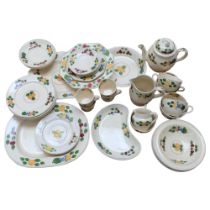 Various Adams Titian Ware, dinnerware, matching tea and coffee ware