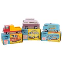 CORGI TOYS - model no. 420 Ford Thames "Airborn" Caravan, model no. 441 Volkswagen "Toblerone"