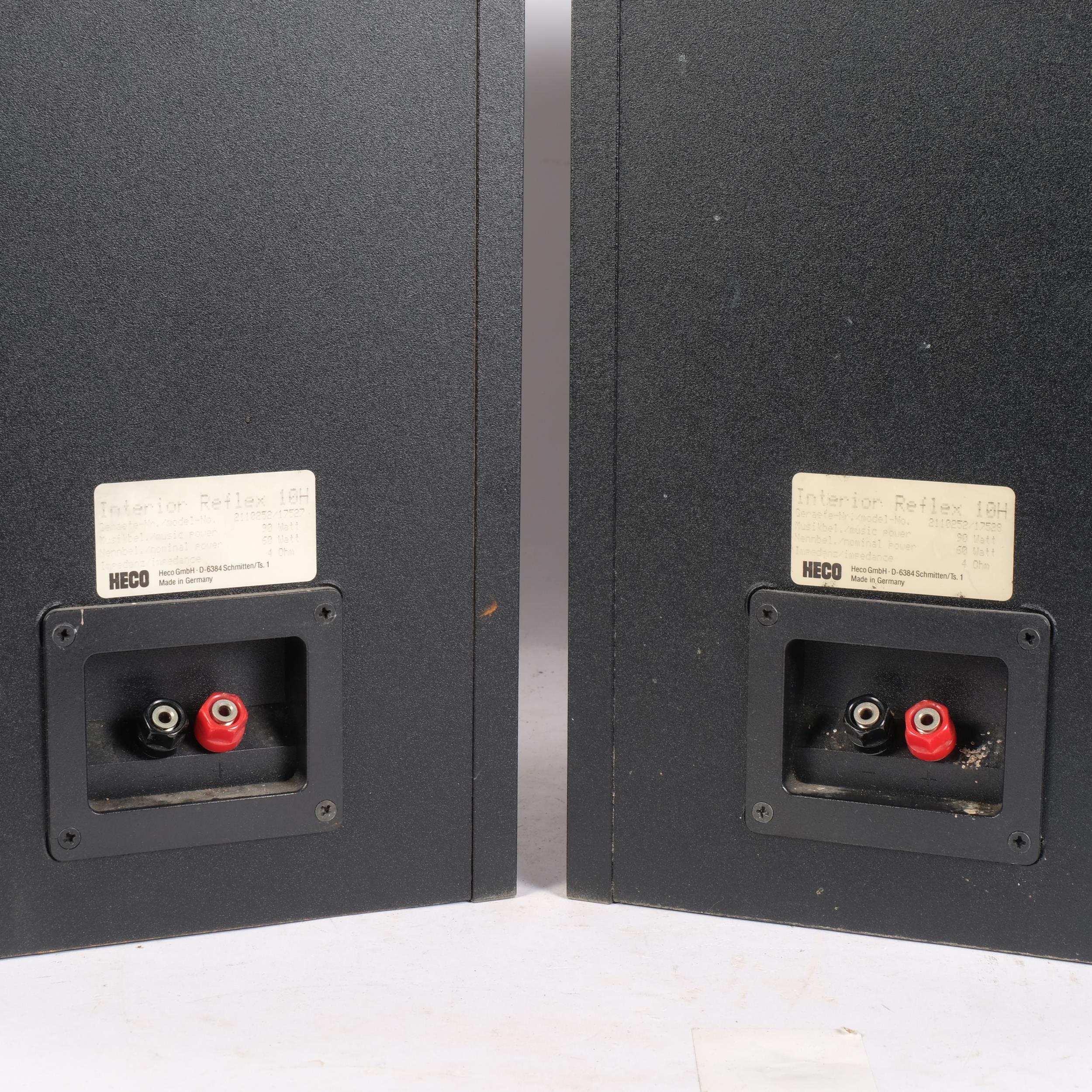 A pair of Heco Interior Reflex 10 German 2-way speakers, H32cm - Image 2 of 2