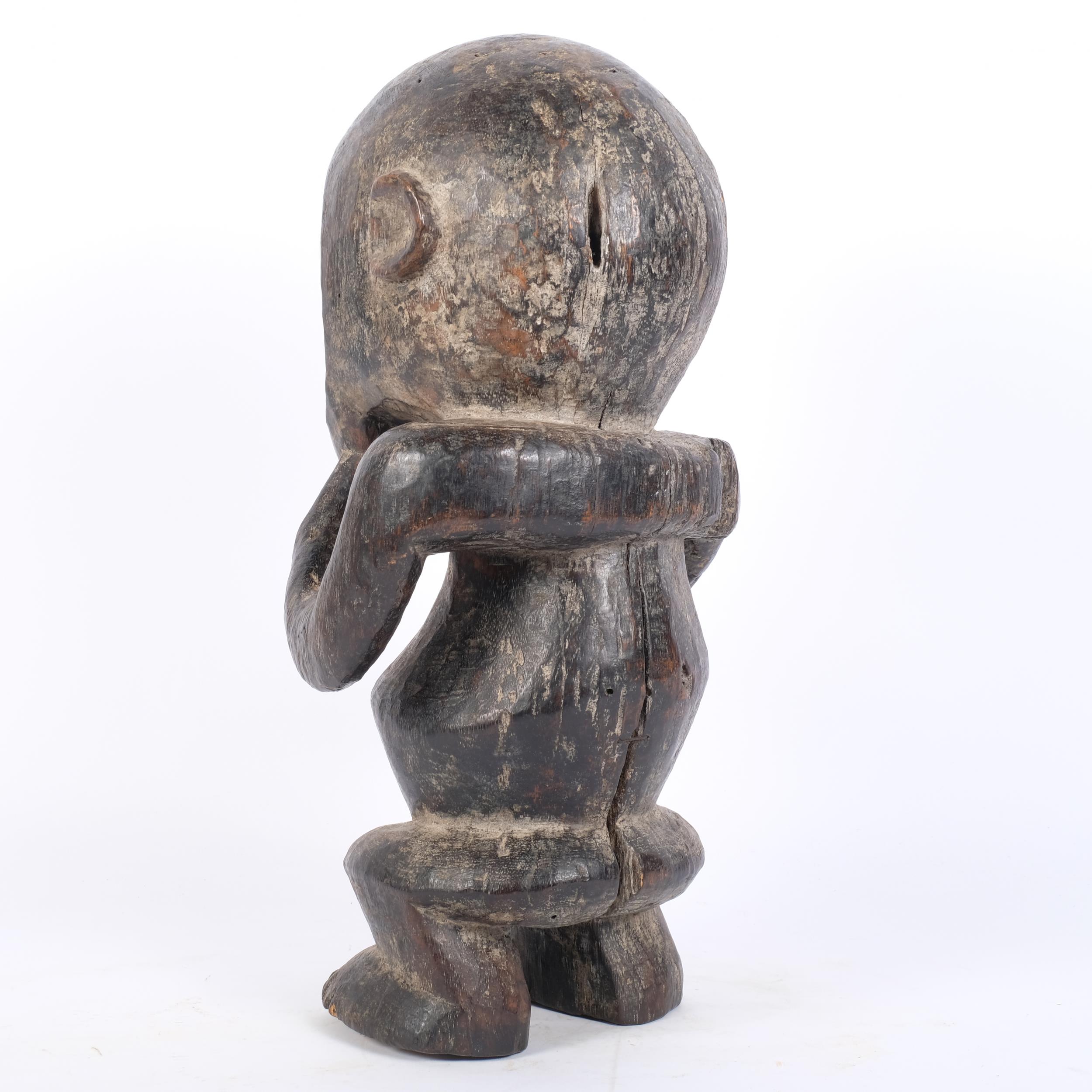 MAMBILA - a Mambila Tadep figure, with carved detail, 20th century, H39cm - Image 2 of 2
