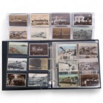 Approximately 114 Vintage postcards, all depicting teh pier at Hastings