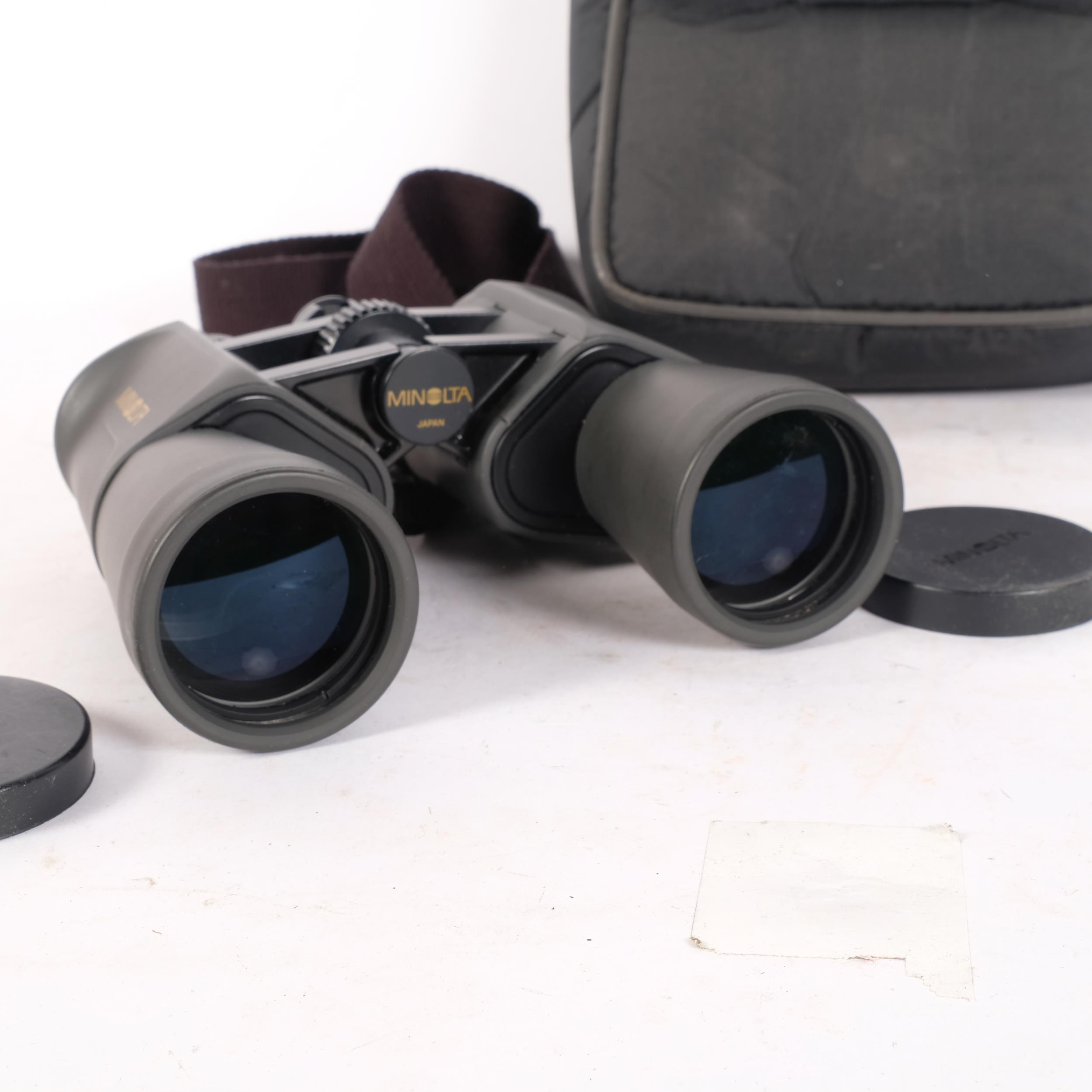 A pair of Minolta Standard XL 7x50 field binoculars, in associated softshell carry case, serial - Image 2 of 2