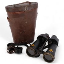 A pair of Barr & Stroud Royal Navy anti-submarine hunting binoculars, serial no. 54742, with