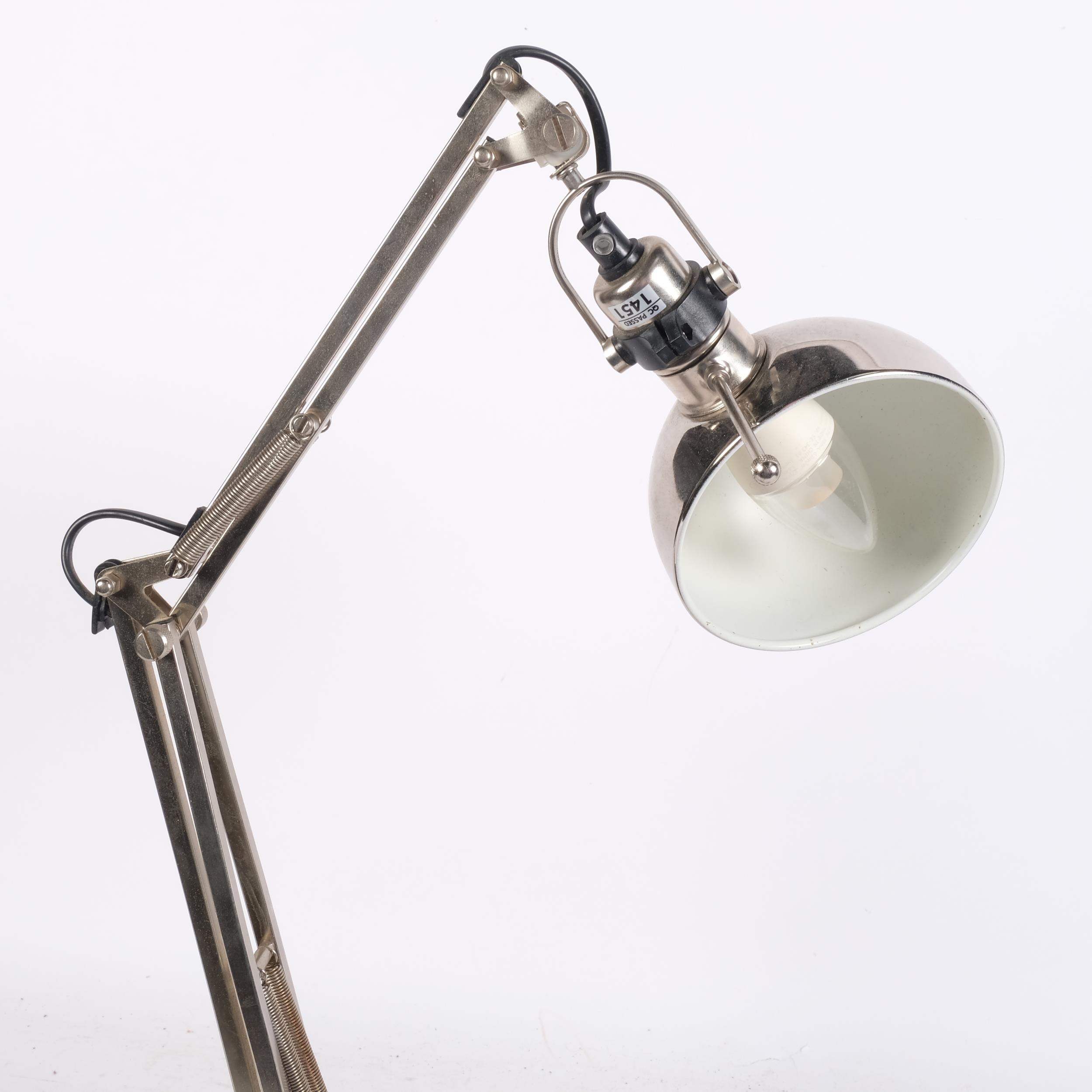 An Ikea type A0501 Forther adjustable polished steel table lamp - Image 2 of 2
