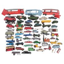 A large quantity of play-worn Dinky and Dinky Supertoy vehicles, including car carrier model no.