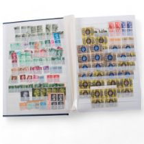 A stock book of United Kingdom and world stamps
