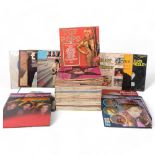 A quantity of of vinyl LPs, various artists and genres etc, including a large quantity of Top Of The