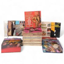 A quantity of of vinyl LPs, various artists and genres etc, including a large quantity of Top Of The