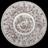 BJORN WIINBLAD for NYMOLLE - a mid-century decorative wall-hanging plate, diameter 26cm Good