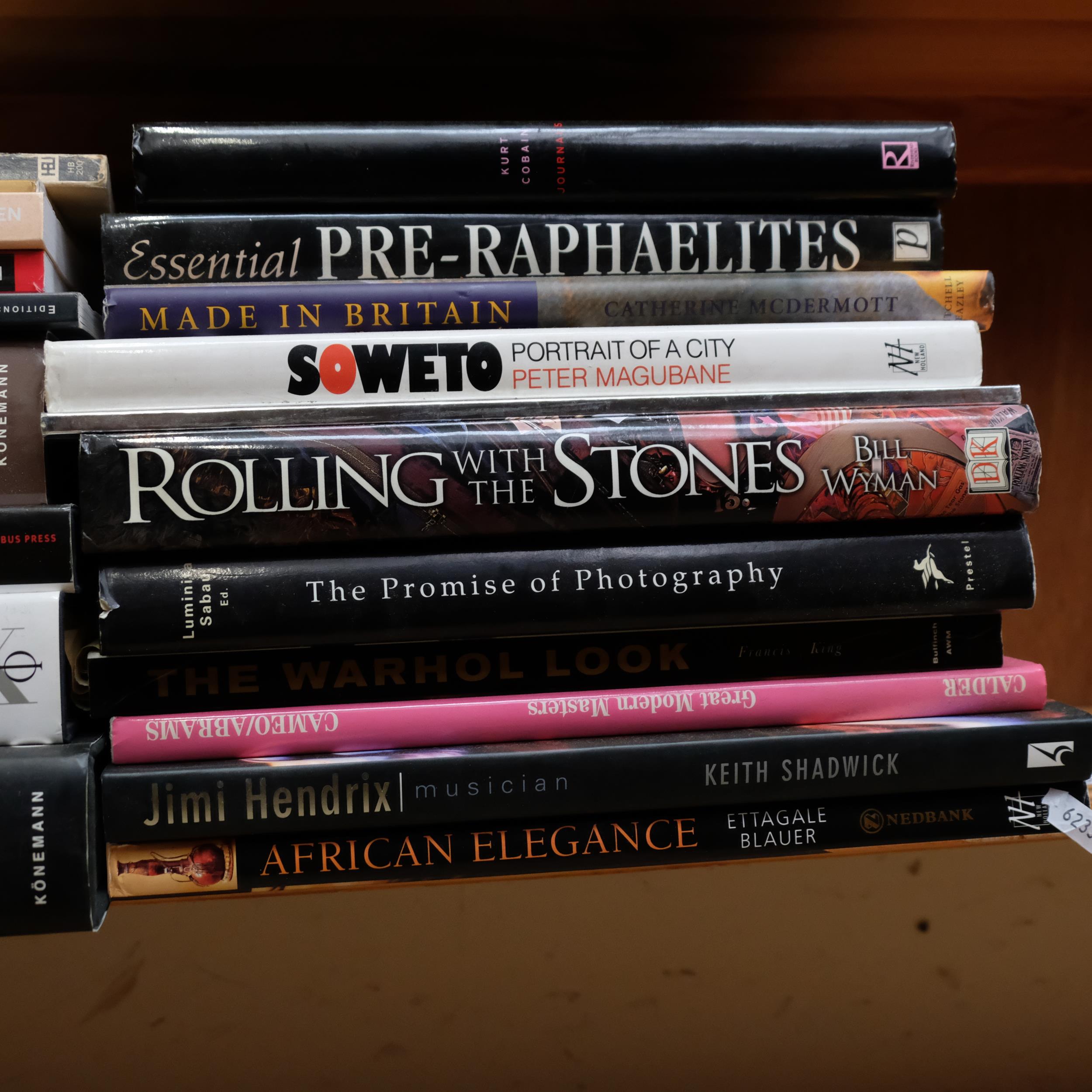 A quantity of fashion, photography and music related reference books including Kurt Cobain Journals, - Image 2 of 2