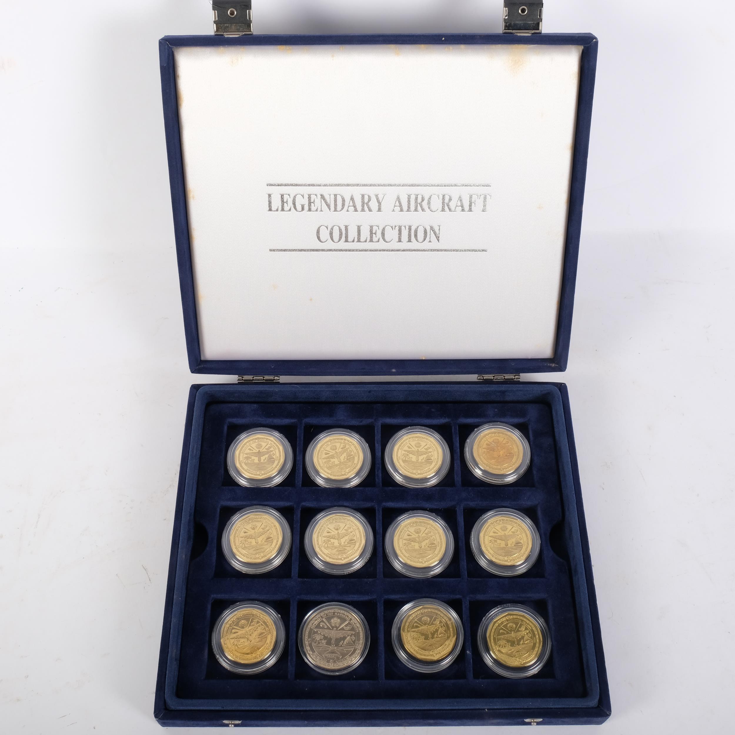 A cased set of 24 encapsulated Legendary Aircraft Collection coins, all mainly ten dollars except - Image 2 of 2