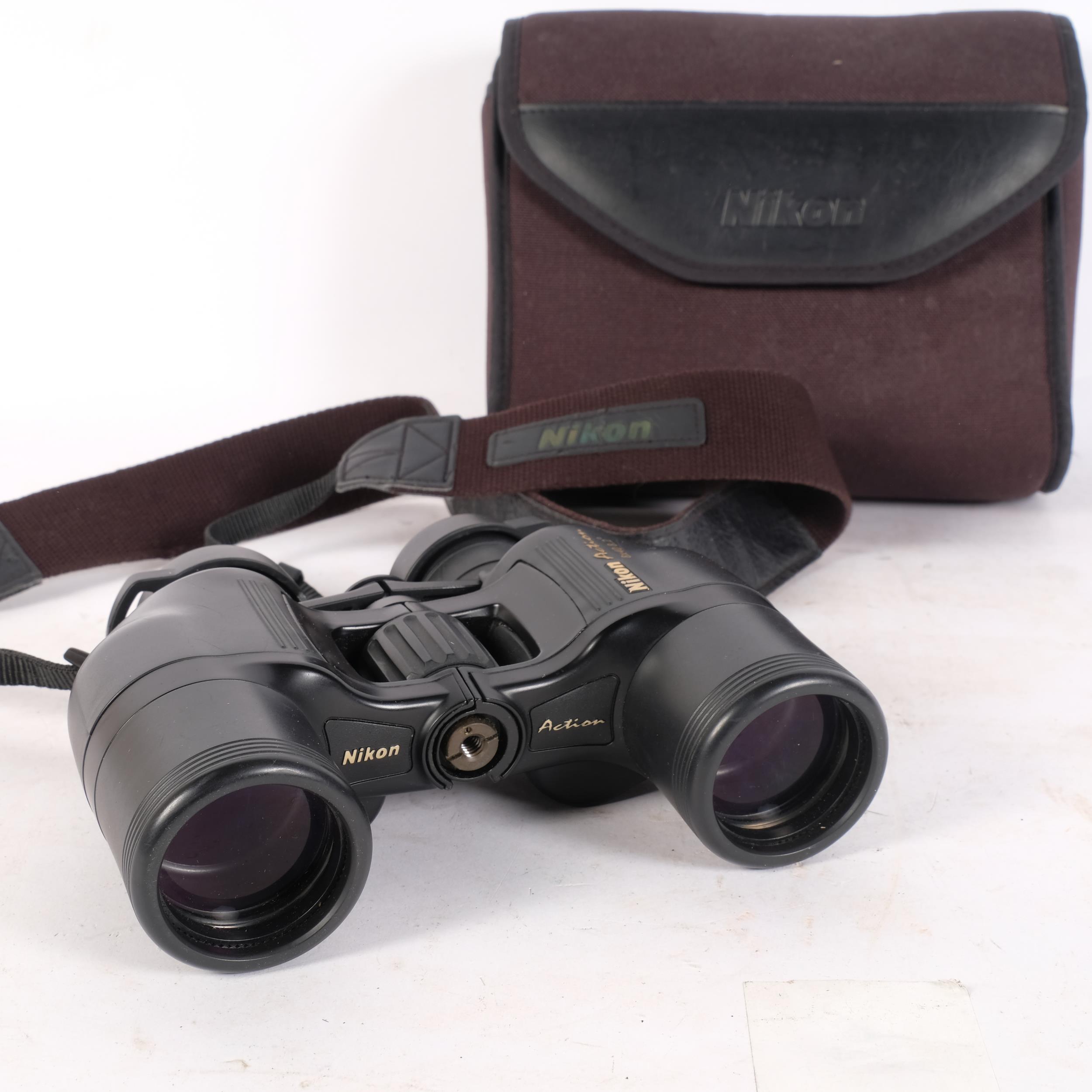 A pair of Nikon Action 8x40 field binoculars, in associated softshell case - Image 2 of 2