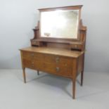 WYLIE AND LOCHHEAD - An Arts and Crafts oak dressing table, possibly designed by John Ednie, with