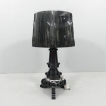 KARTELL - a contemporary Bourgie table lamp, designed by Ferruccio Laviani. Height overall 69cm.