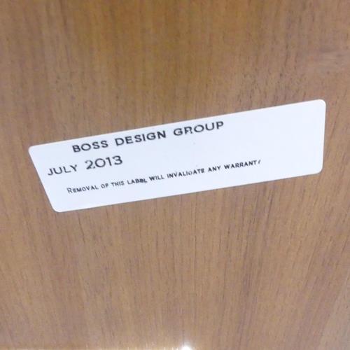 BOSS DESIGNS - A Flamingo Laptop or bedside table in oak veneer and chrome, with maker’s label, - Image 3 of 3