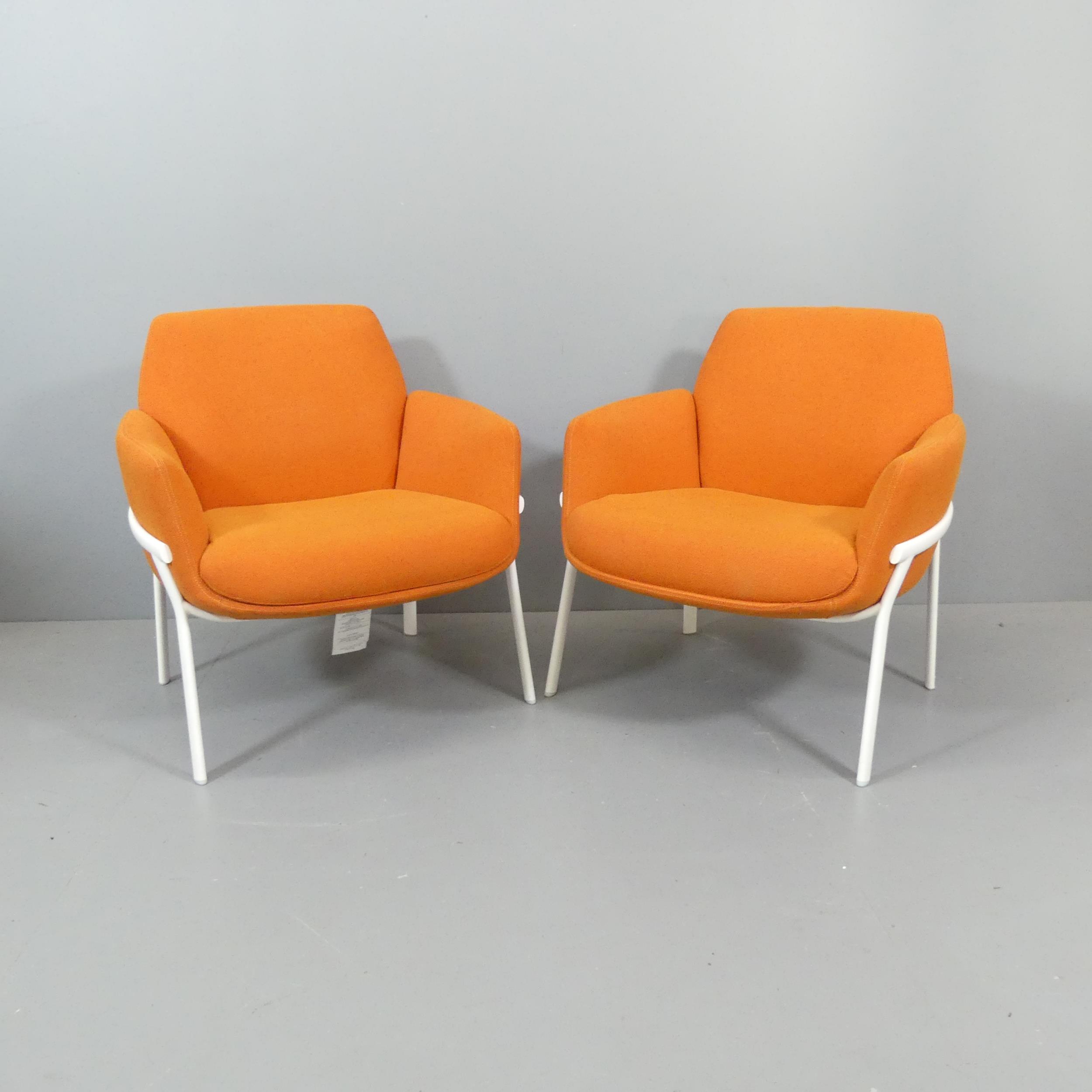 HAWORTH - A pair of contemporary Poppy armchairs by Patricia Urquiola, with maker’s label, current