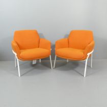 HAWORTH - A pair of contemporary Poppy armchairs by Patricia Urquiola, with maker’s label, current