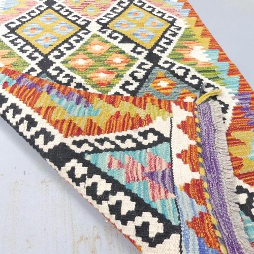 A Chobi Kilim runner. 150x66cm. - Image 2 of 2