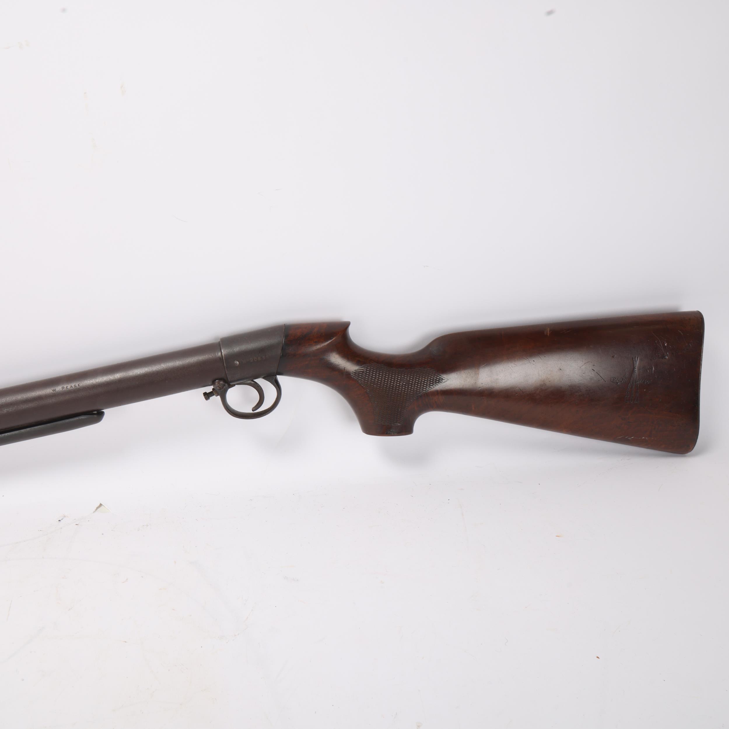 BSA .177 Improved Model D under-lever air rifle with chequered semi-pistol grip and adjustable - Image 2 of 3
