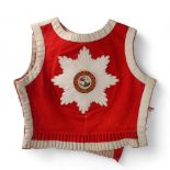 Prussia Guarde du Corps, military vest with embroidered coat of arms on back and front Good