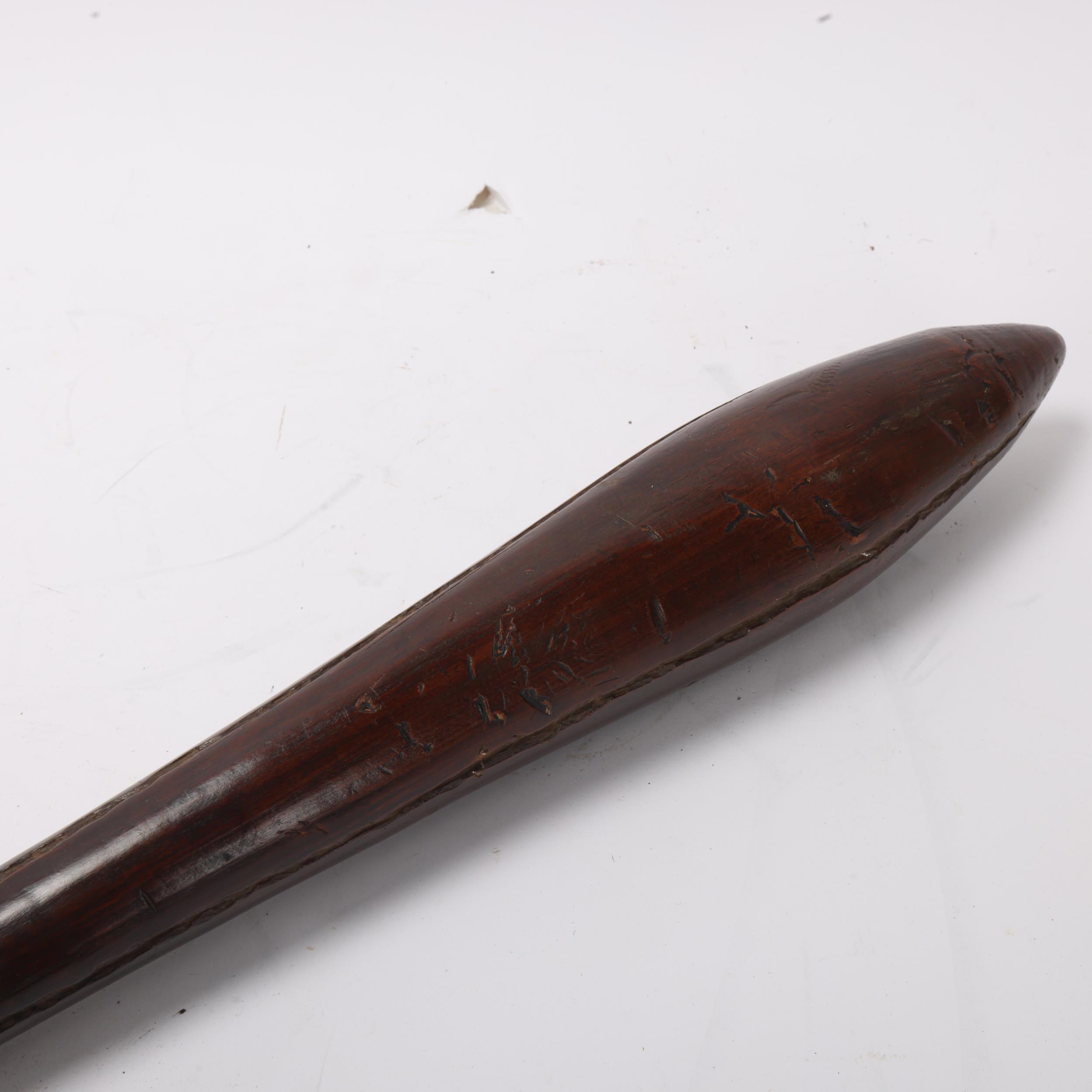 An Australian Aboriginal club, length 71cm - Image 2 of 3