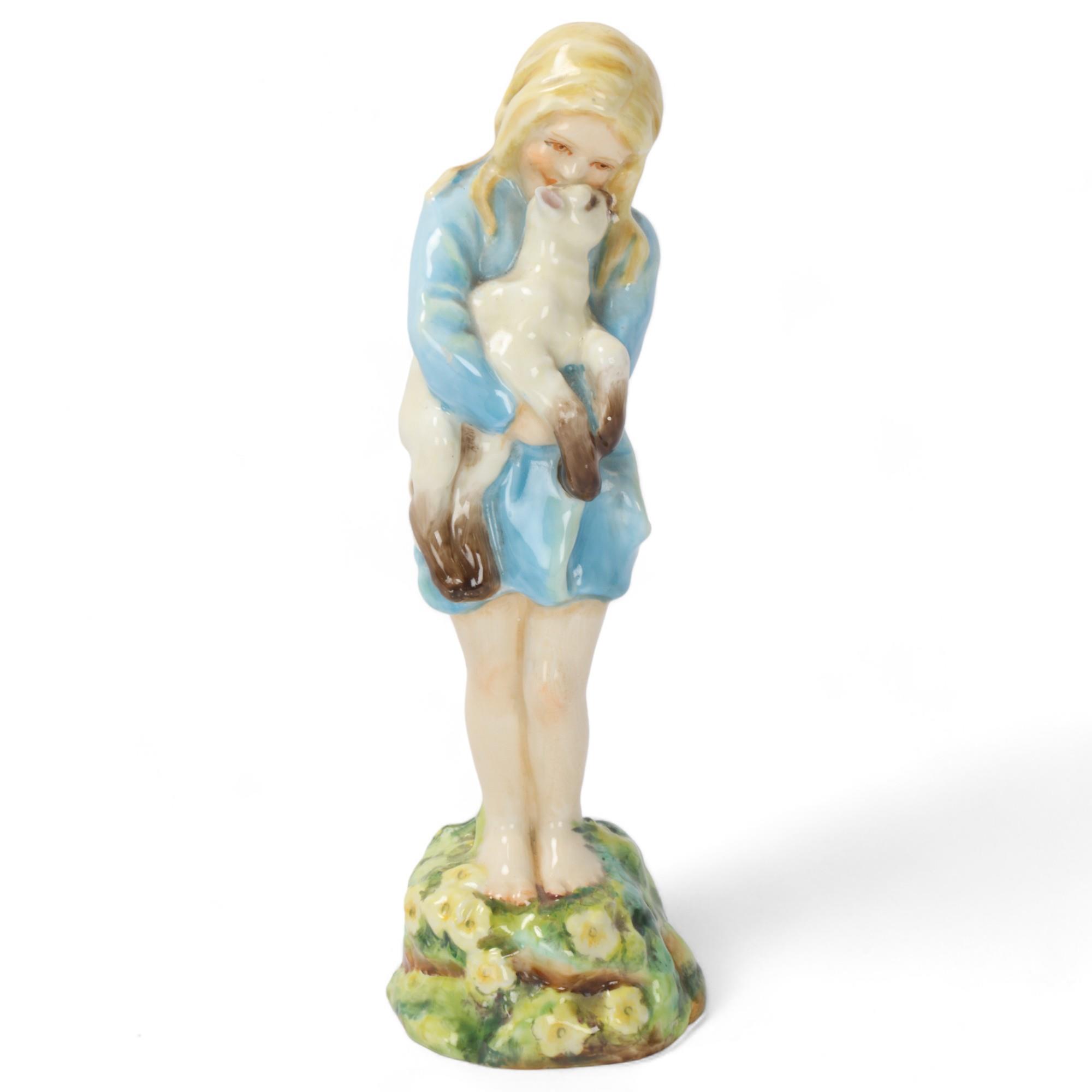 Royal Worcester figure, Spring, modelled by F G Doughty, height 22cm Perfect condition