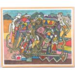 Alan Davie (1920 - 2014), Elephant (Opus G2102), 1989, gouache, signed, 71cm x 57cm, framed,