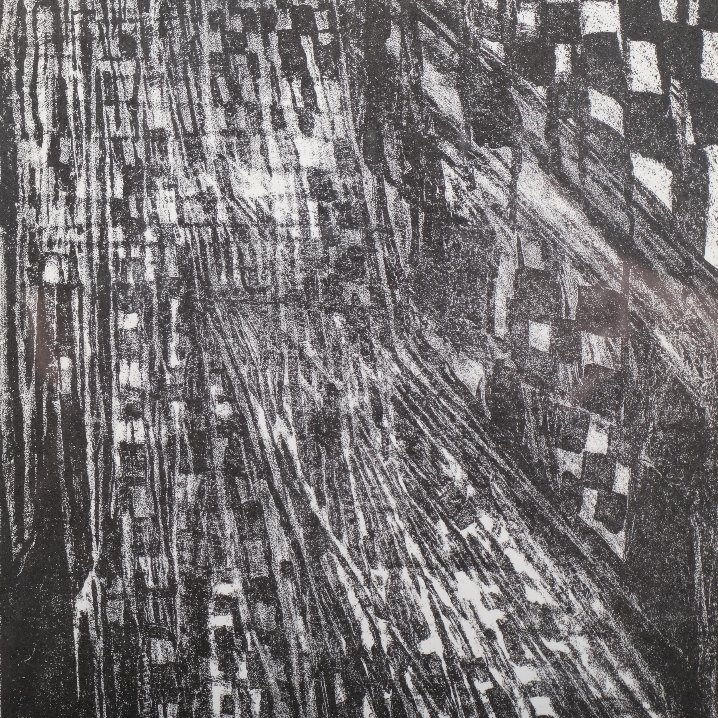 Vieira da Silva, abstract, lithograph, 1978, from an edition of 1000 copies, sheet 25cm x 19cm, - Bild 3 aus 4