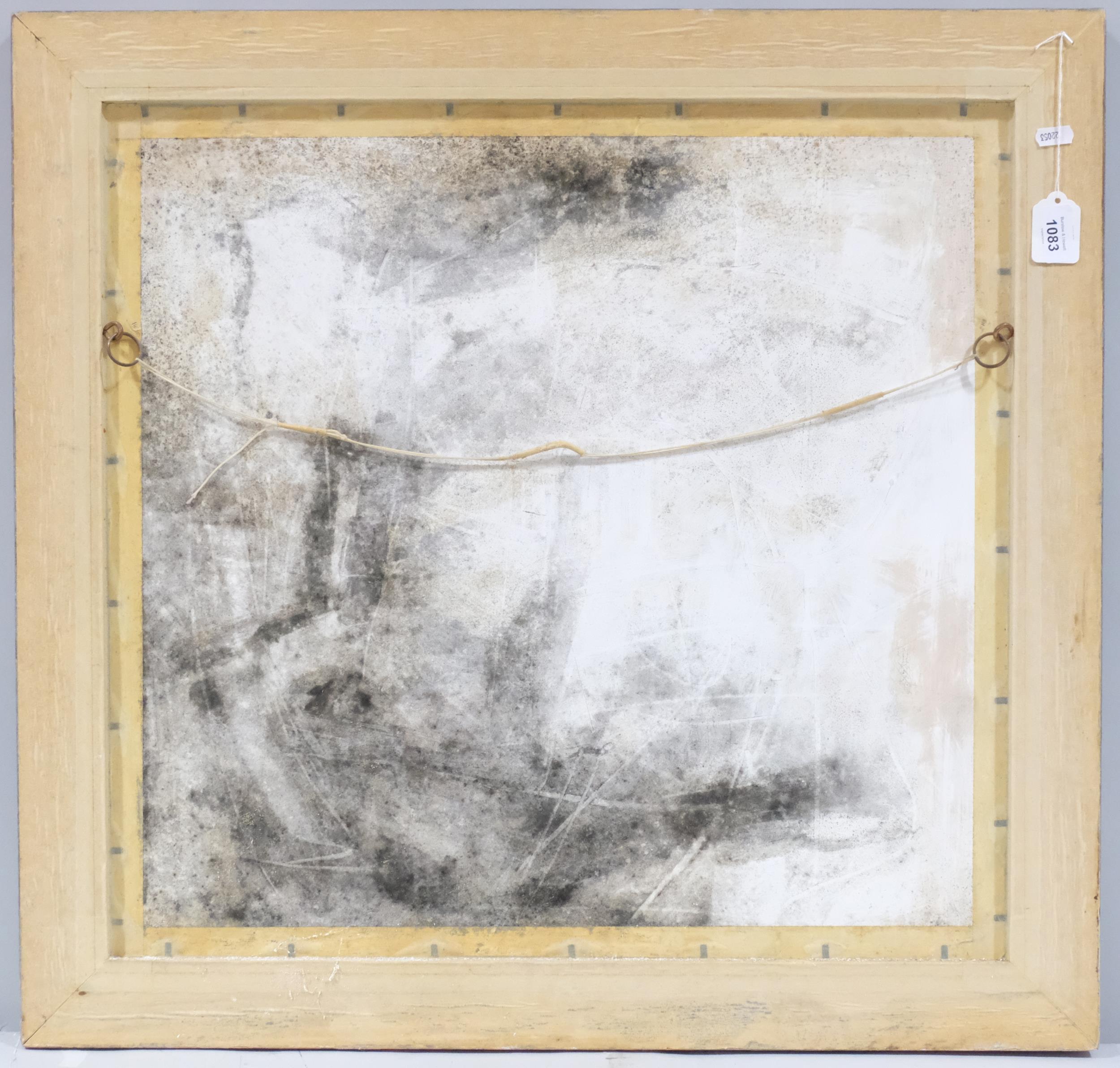 Ken Townsend (1931 - 1999), abstract composition, oil on board, signed, 55cm x 55cm, framed Good - Bild 4 aus 4